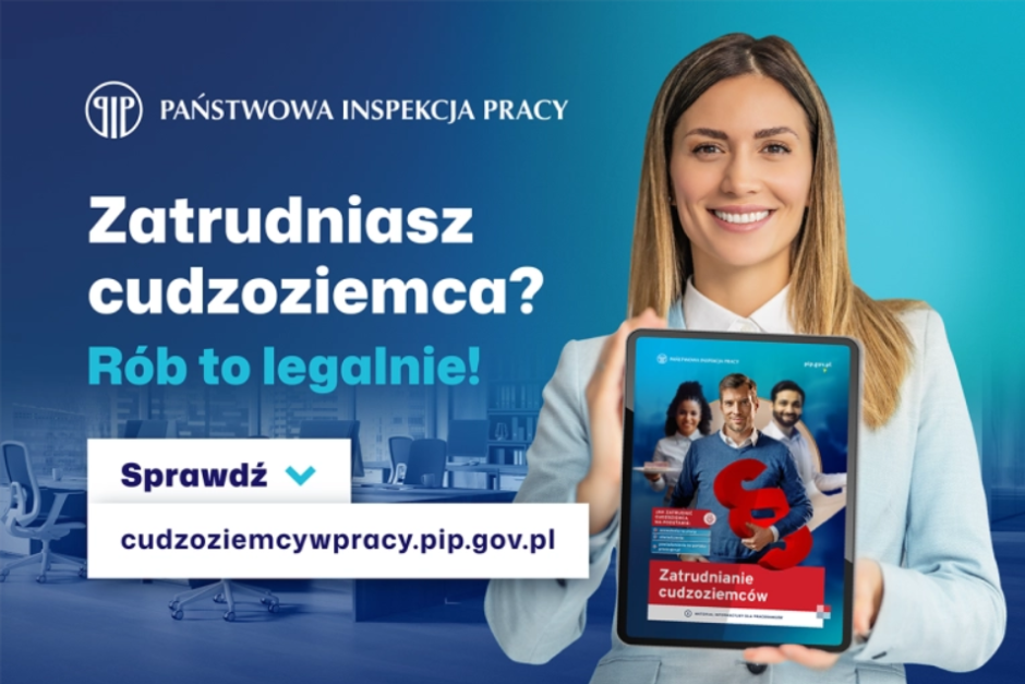 Zapraszamy do odwiedzenia strony PIP dot. zatrudniania cudzoziemców