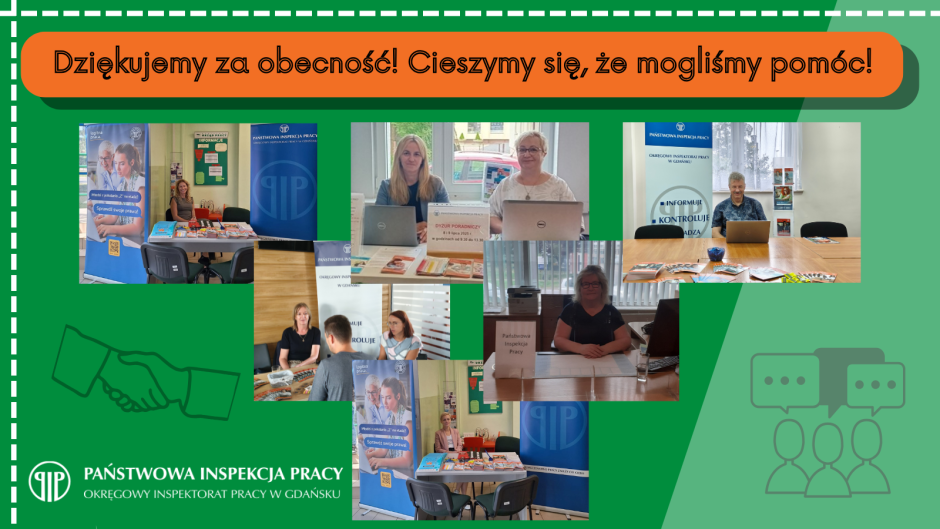 Podsumowanie dyżurów Państwowej Inspekcji Pracy w Powiatowych Urzędach Pracy
