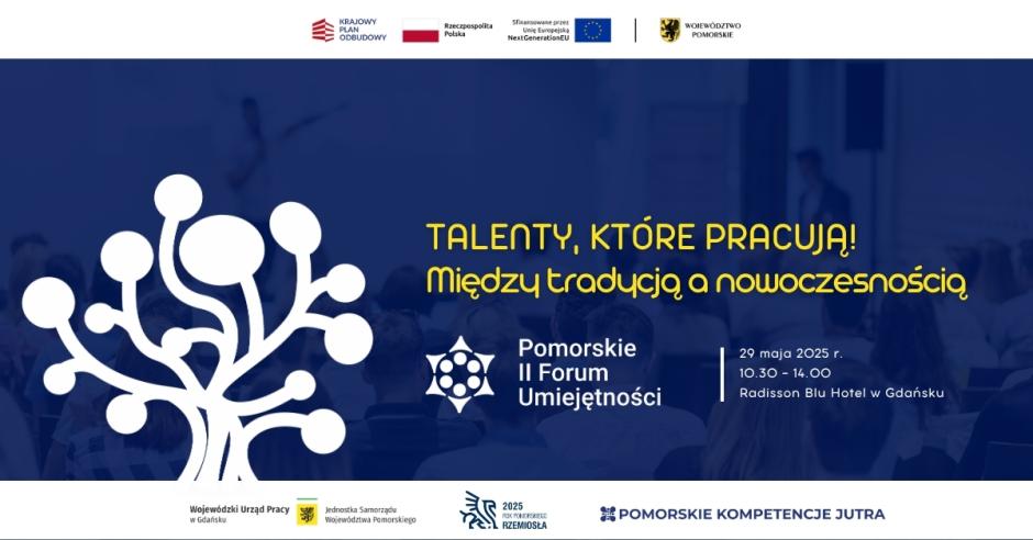 II Pomorskie Forum Umiejętności pt. „Talenty, które pracują! Między tradycją a nowoczesnością”