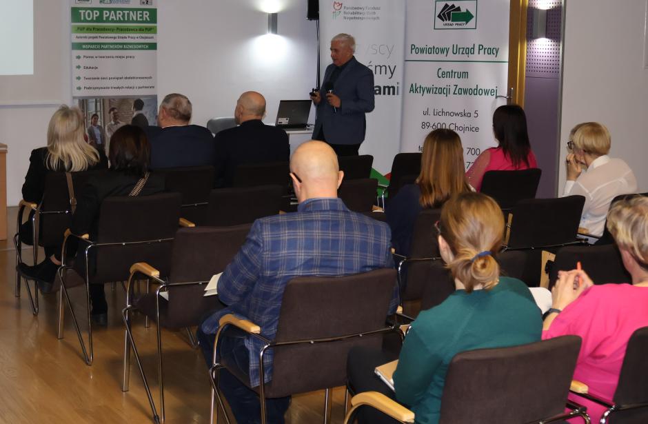 Wzięliśmy udział w konferencji pt. „Zatrudnianie osób z niepełnosprawnościami”, zorganizowanej przez PUP w Chojnicach