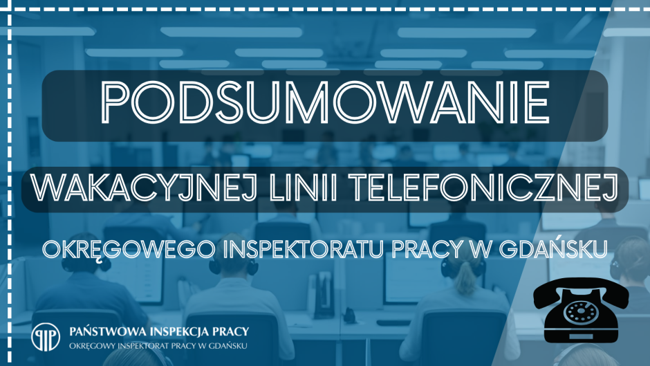 Podsumowanie wakacyjnej linii telefonicznej OIP Gdańsk