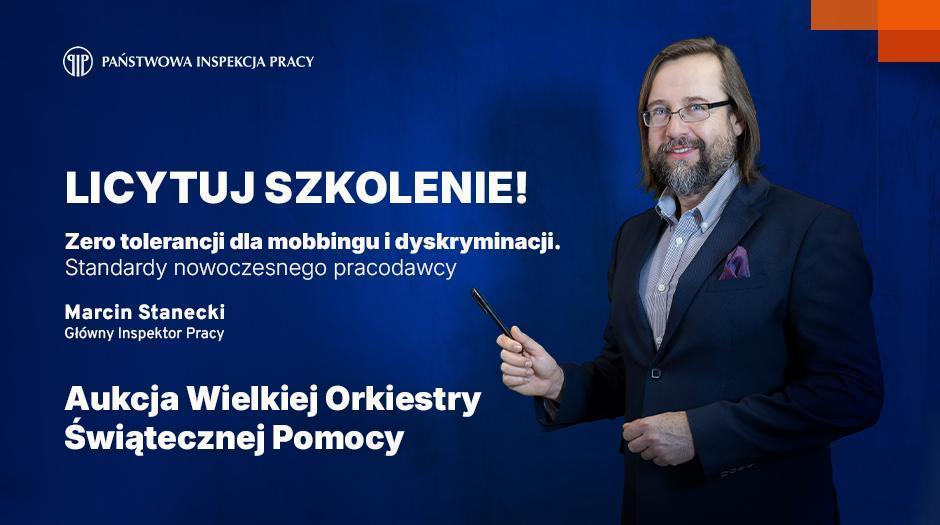 Wyjątkowa aukcja WOŚP - wylicytuj szkolenie prowadzone przez Głównego Inspektora Pracy!