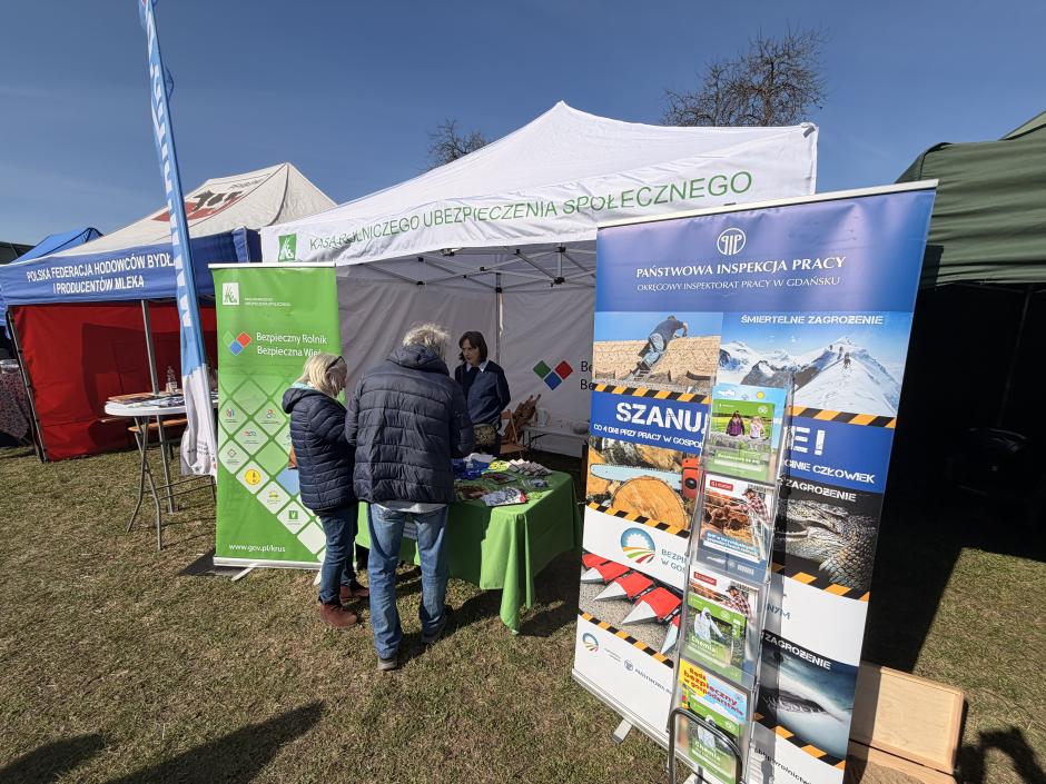 Targi Ogrodniczo-Pszczelarskie w Lubaniu z udziałem Okręgowego Inspektoratu Pracy w Gdańsku