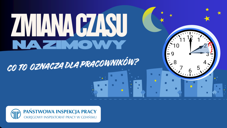 Zmiana czasu z letniego na zimowy - co to oznacza dla pracownika?