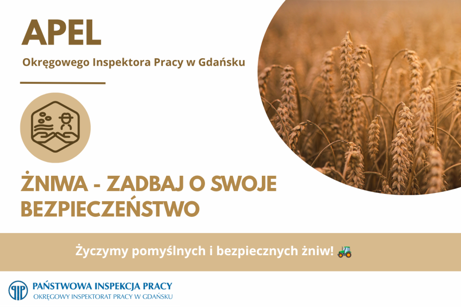 Żniwa i bezpieczna praca na roli - zadbaj o swoje bezpieczeństwo